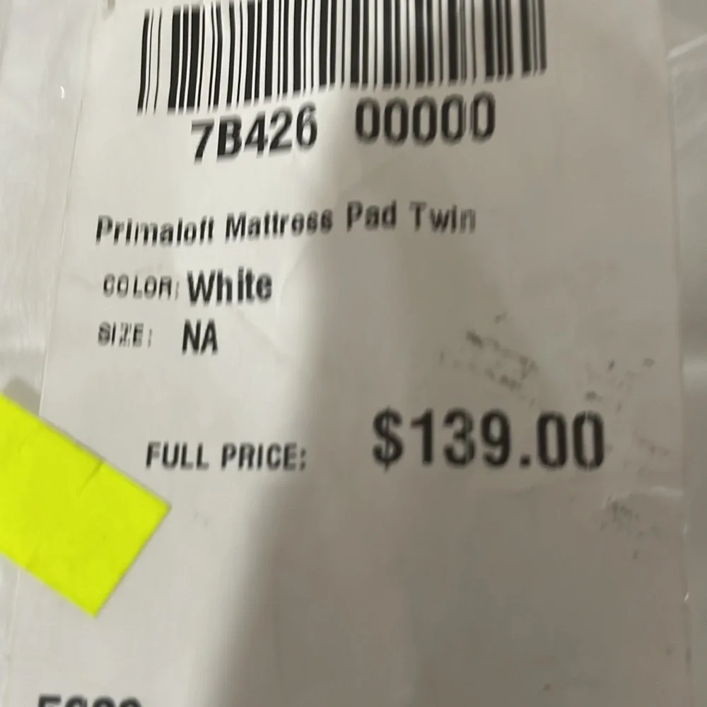 LL BEAN waterproof mattress pad